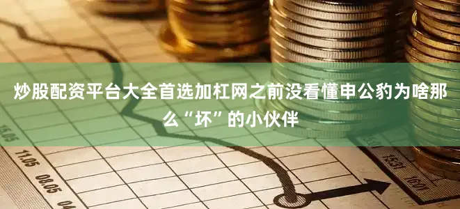 炒股配资平台大全首选加杠网之前没看懂申公豹为啥那么“坏”的小伙伴